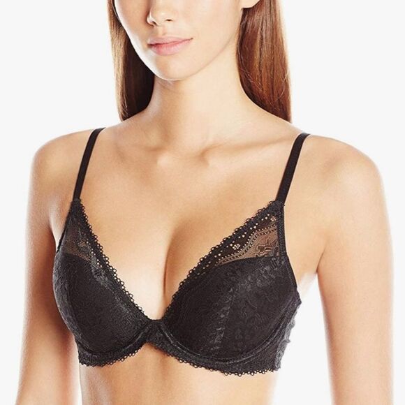 b.tempt'd Women's B. Enticing Contour Bra Black Size 34B - Picture 1 of 9